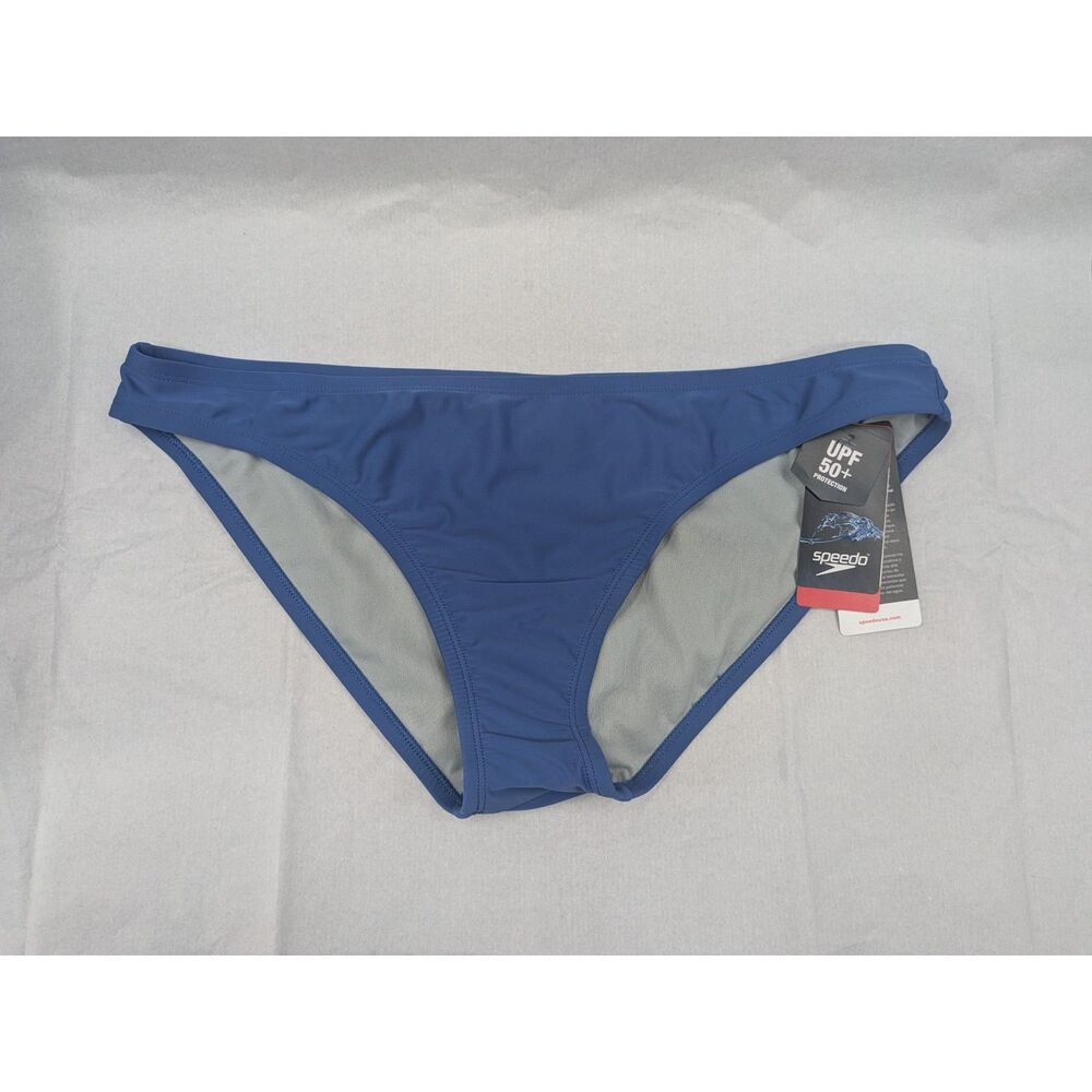 Speedo Womens Hipster Bikini Swimsuit Bottom Bright Cobalt Blue sz XL NWT